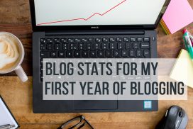 blog stats for first year of blogging