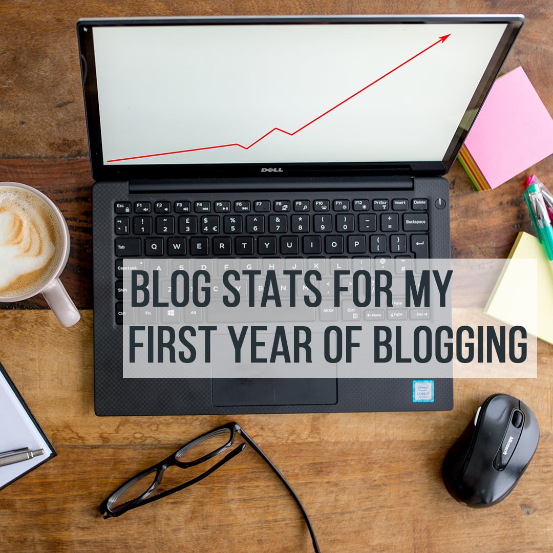 blog stats for first year of blogging